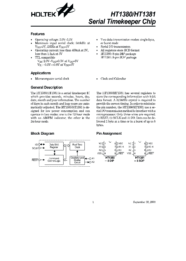 HT1381-8DIPLF_7928573.PDF Datasheet