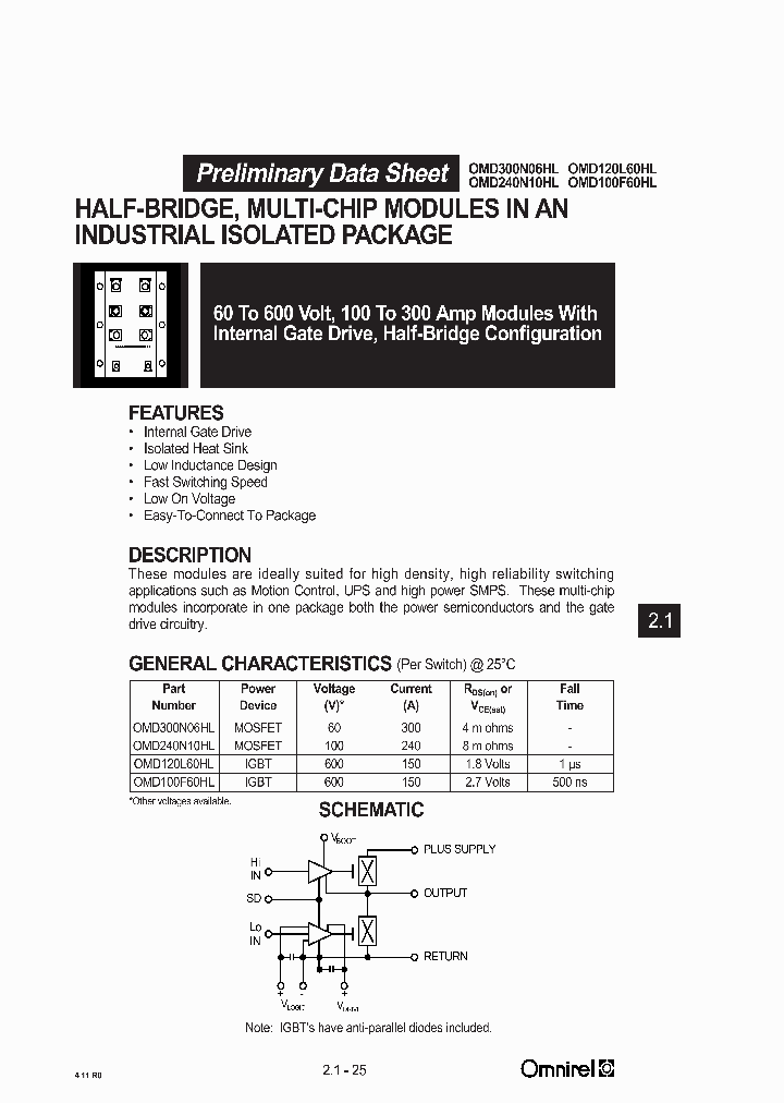OMD300N06HL_7929358.PDF Datasheet