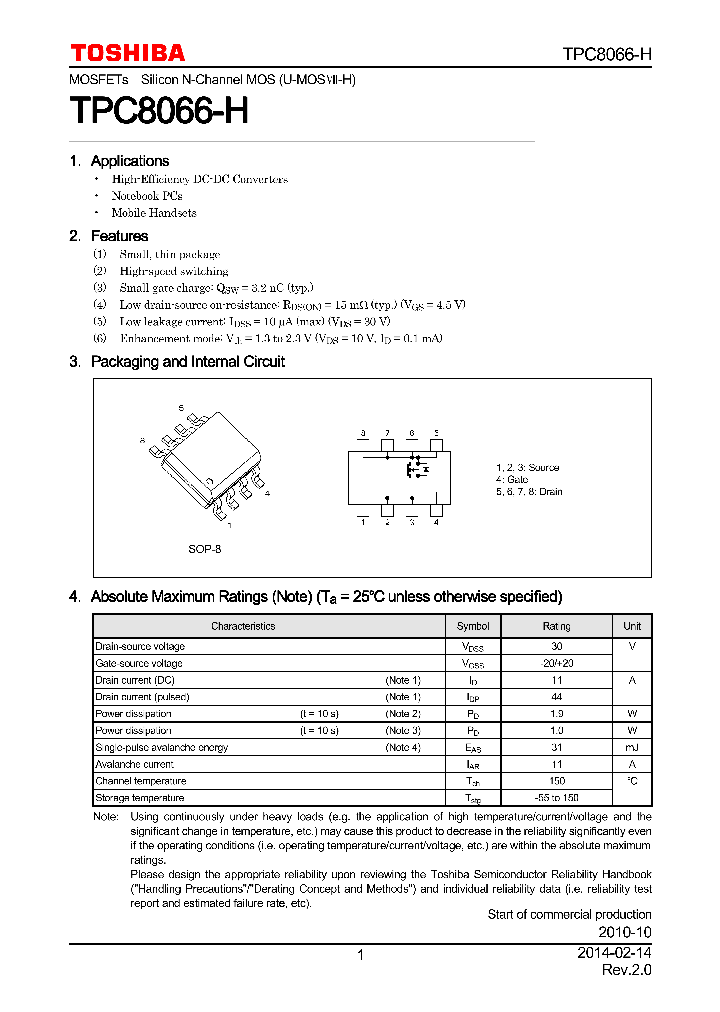 TPC8066-H_7932731.PDF Datasheet