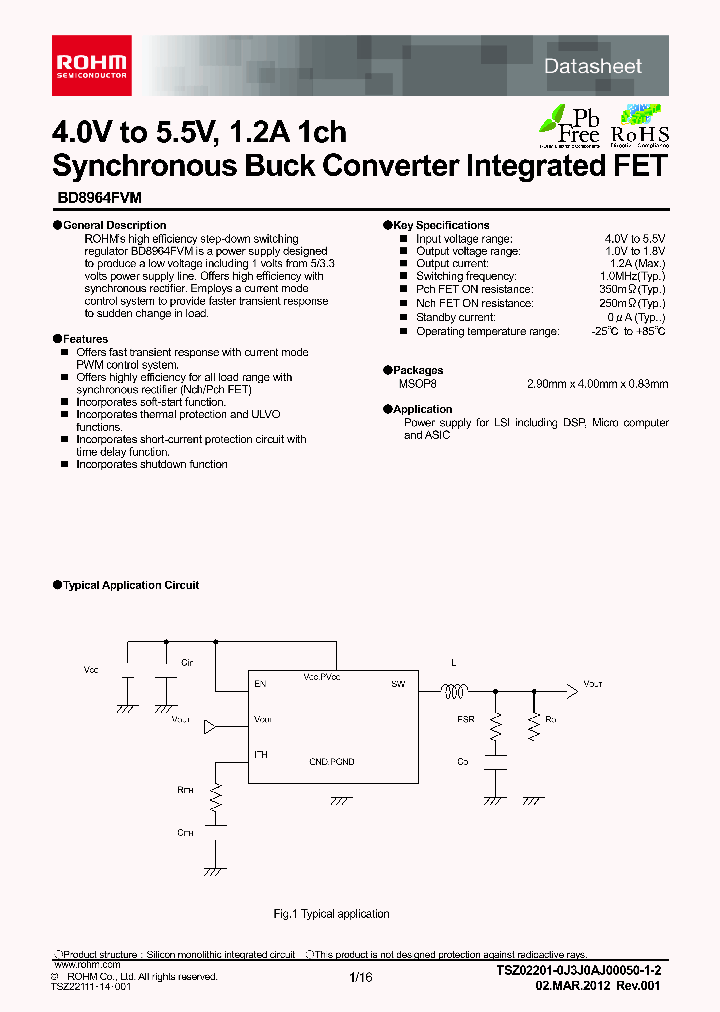 BD8964FVM_7933109.PDF Datasheet