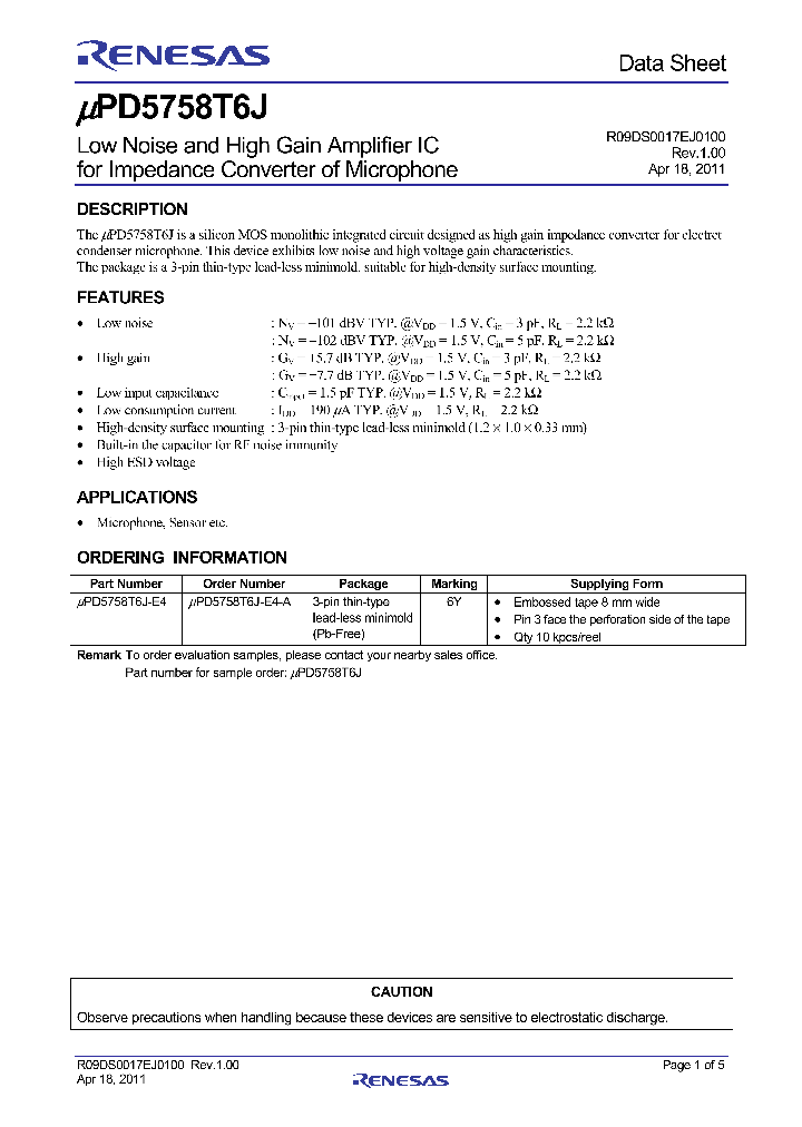 UPD5758T6J_7933940.PDF Datasheet