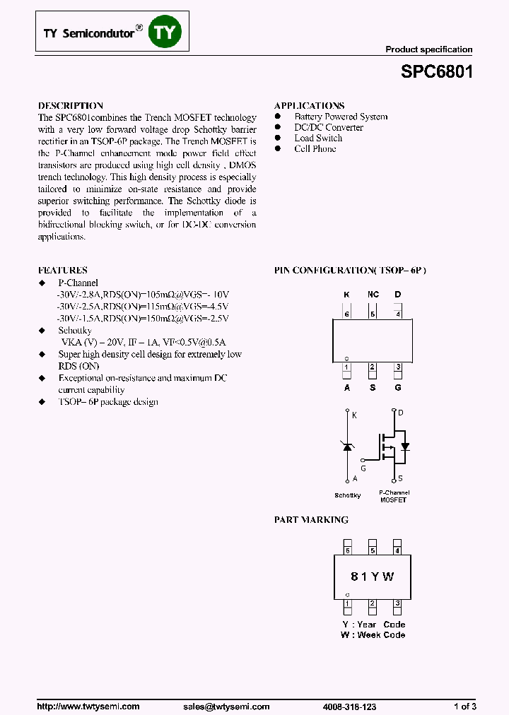 SPC6801ST6_7934558.PDF Datasheet