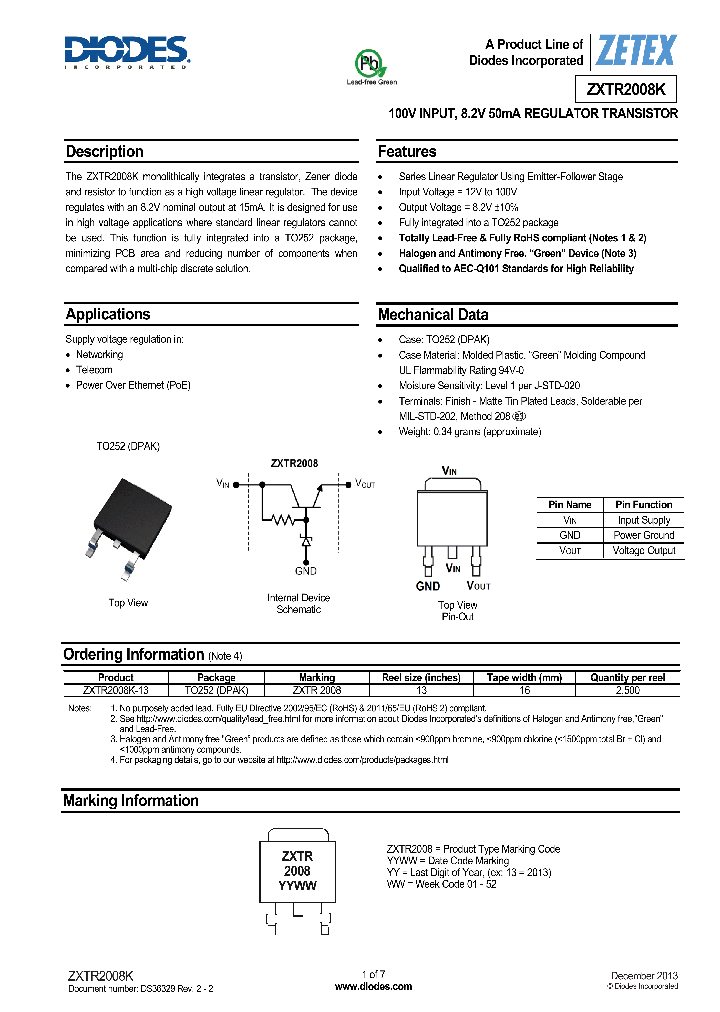 ZXTR2008K-13_7935170.PDF Datasheet