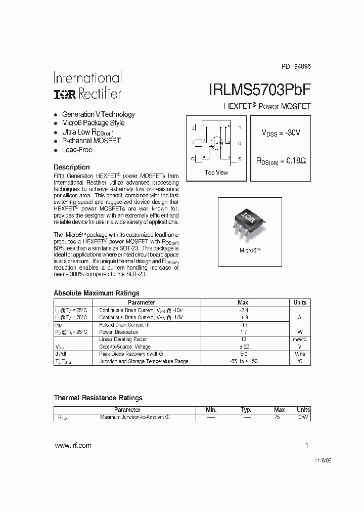 IRLMS5703TRPBF_7935779.PDF Datasheet