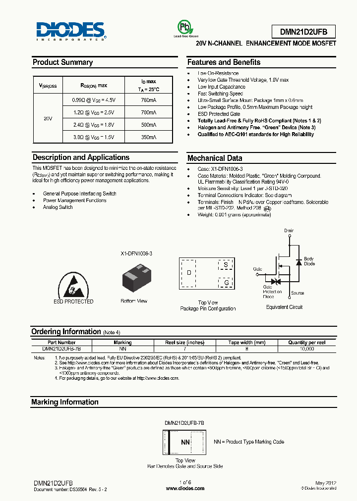 DMN21D2UFB_7937273.PDF Datasheet