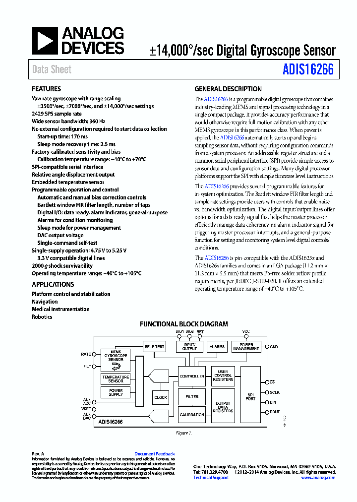 ADIS16266_7937646.PDF Datasheet