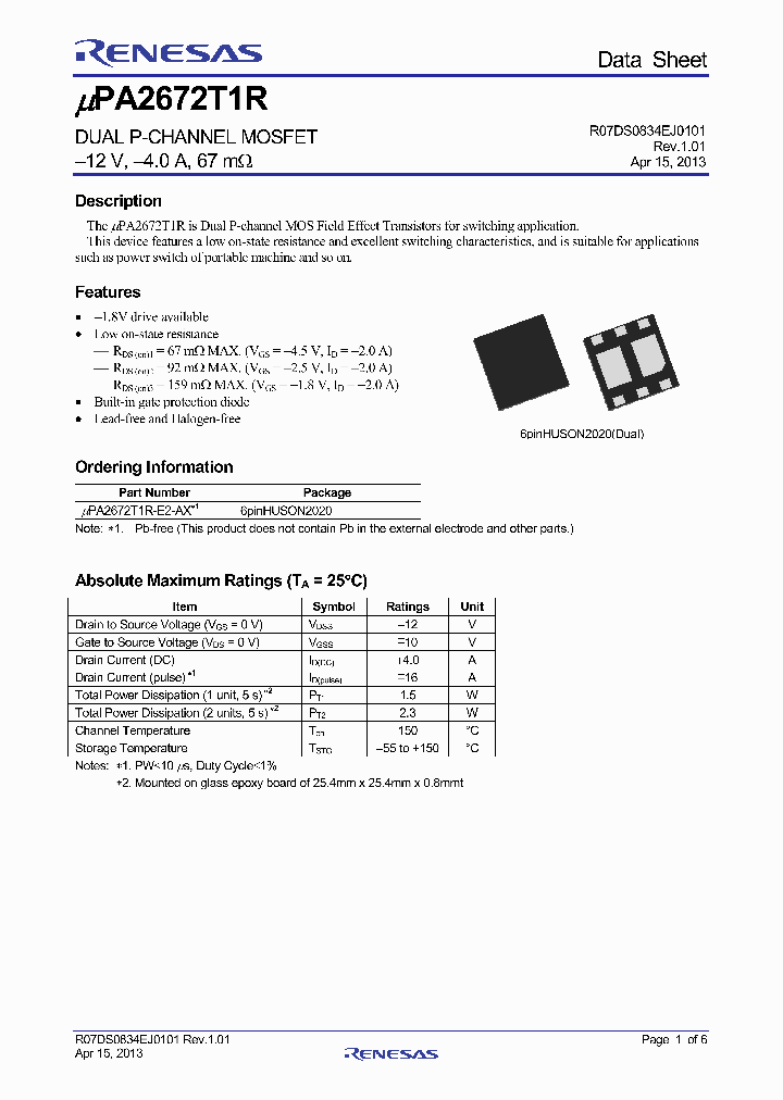 UPA2672T1R_7939328.PDF Datasheet