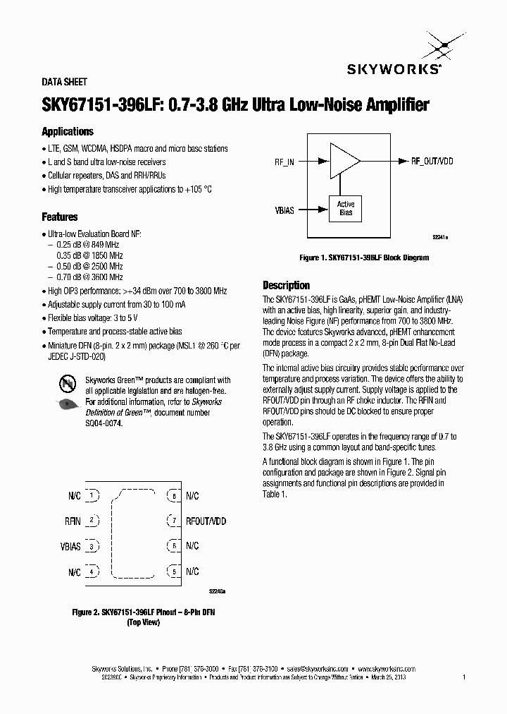 SKY67151-396LF-EVB_7940224.PDF Datasheet