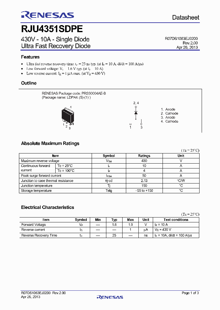 RJU4351SDPE_7941516.PDF Datasheet