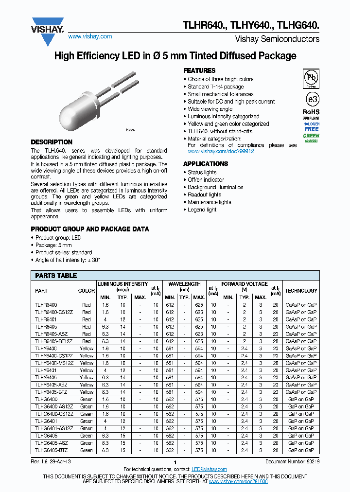 TLHY6400MS12Z_7941594.PDF Datasheet
