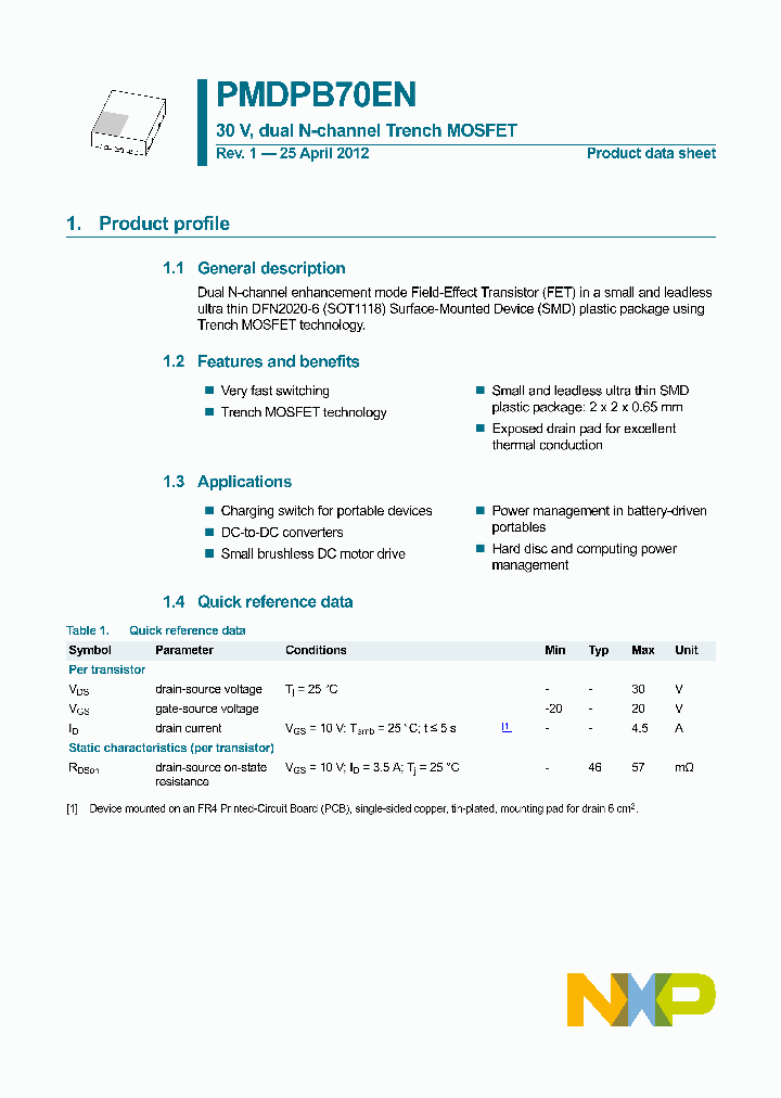 PMDPB70EN_7789298.PDF Datasheet