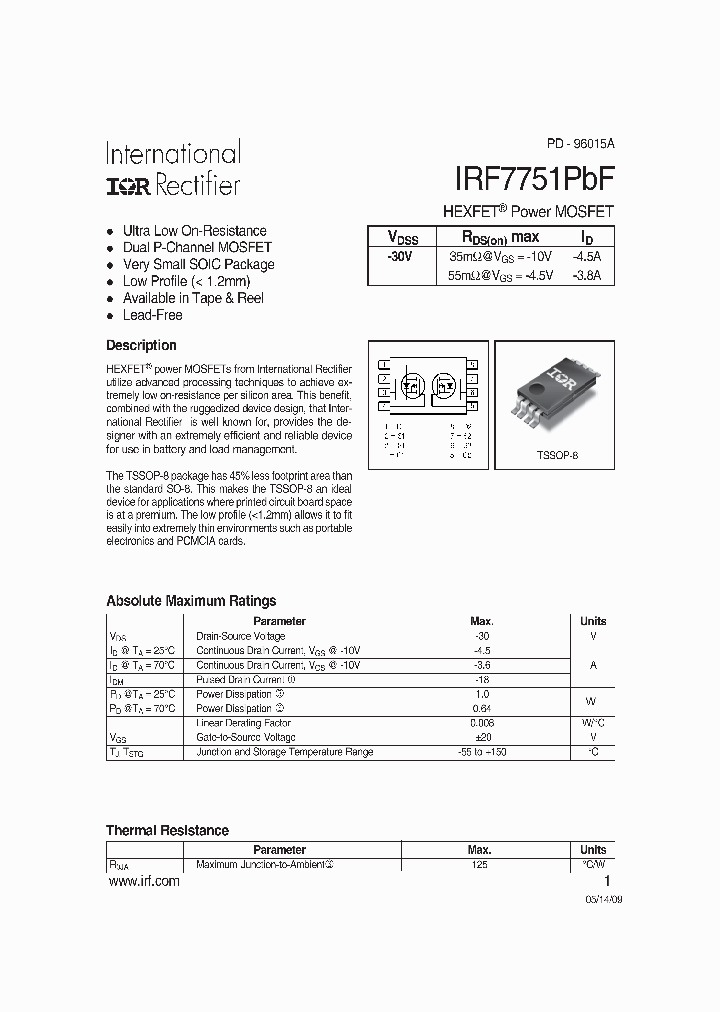IRF7751PBF_7945342.PDF Datasheet