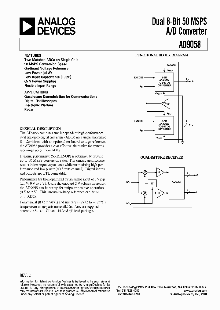AD9058AKD_7947168.PDF Datasheet