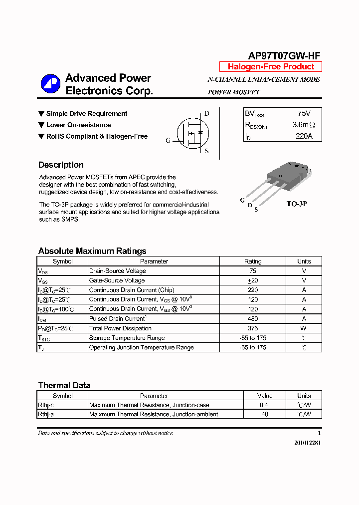 AP97T07GW-HF_7950775.PDF Datasheet