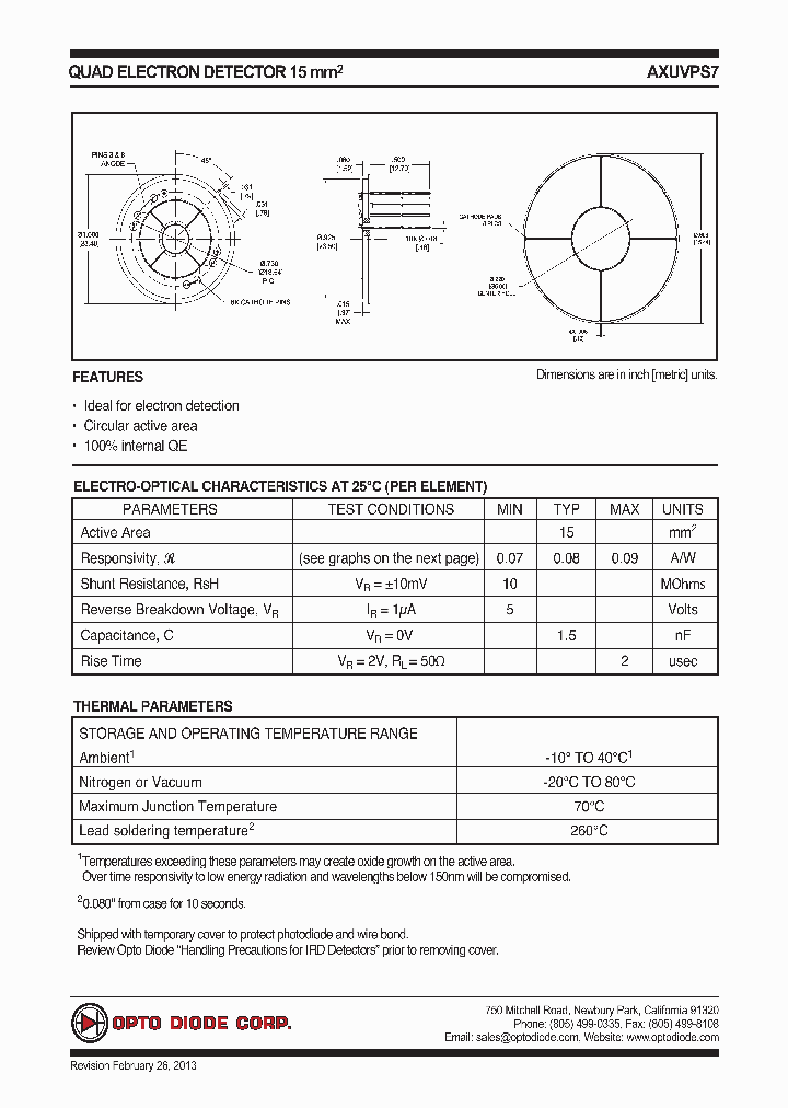AXUVPS7_7952234.PDF Datasheet