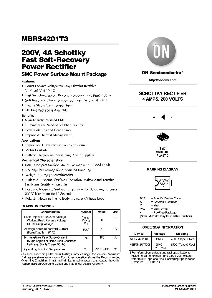 MBRS4201T3G_7952145.PDF Datasheet
