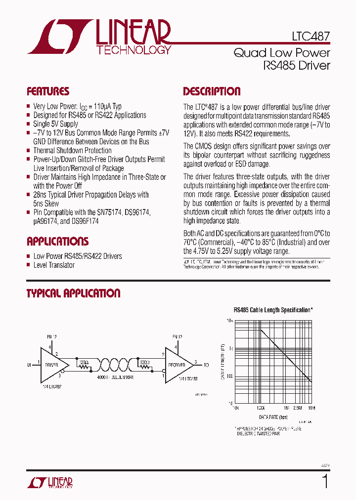 LTC487INPBF_7952259.PDF Datasheet