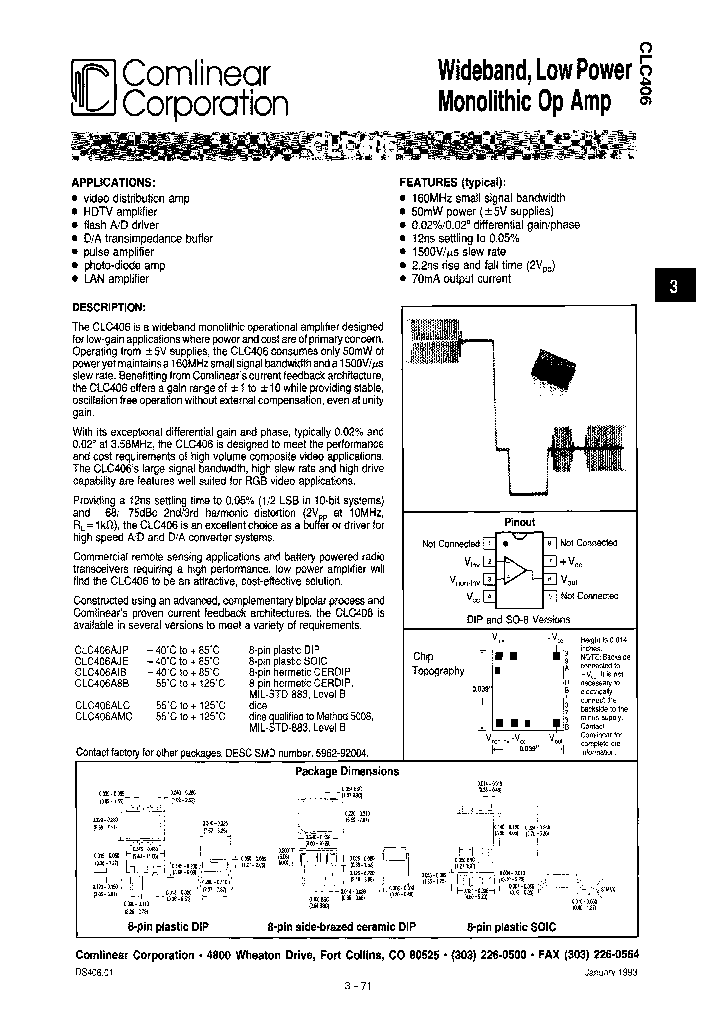 CLC406AMC_7952274.PDF Datasheet