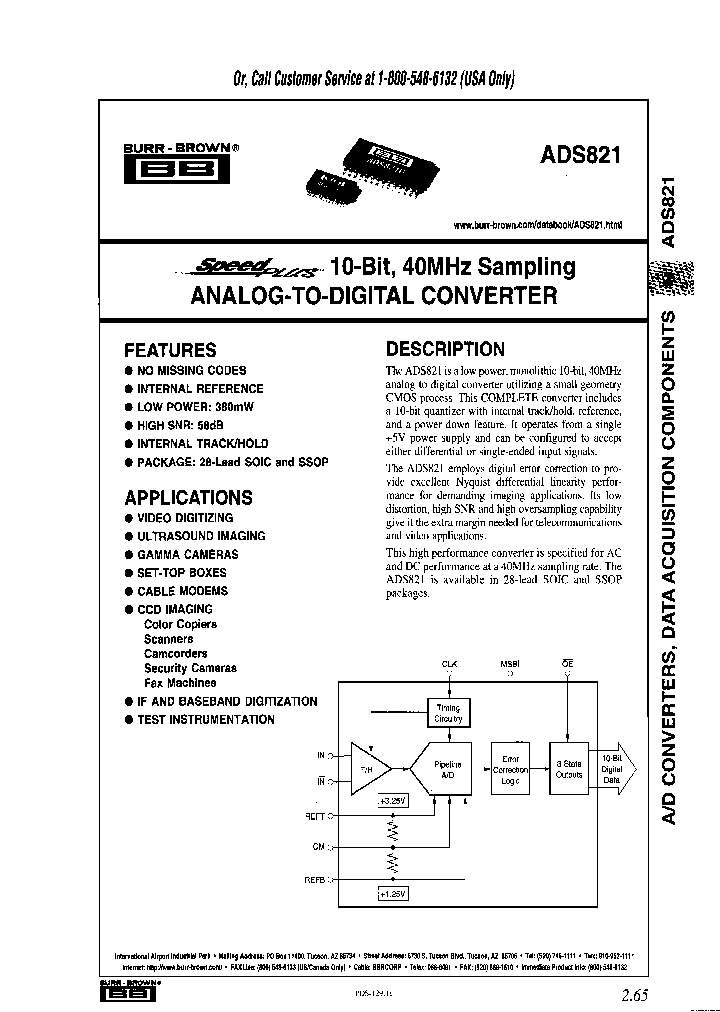 ADS821U_7952335.PDF Datasheet