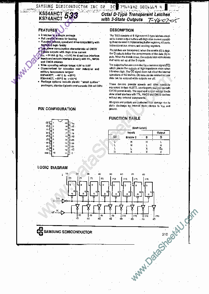 KS74AHCT533_7791057.PDF Datasheet