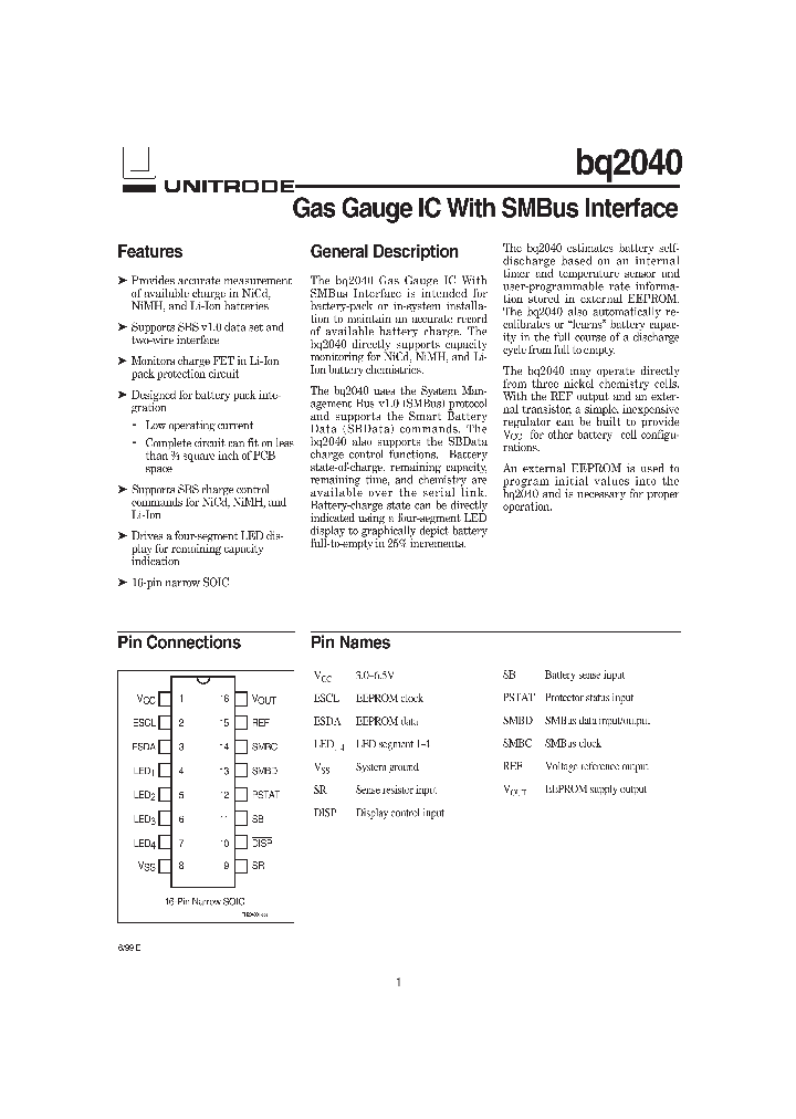 BQ2040SN_7952681.PDF Datasheet