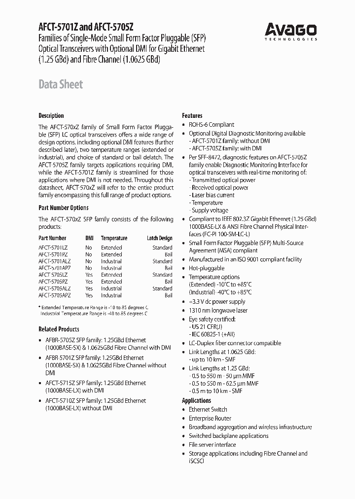 AFCT-5701ALZ_7953195.PDF Datasheet