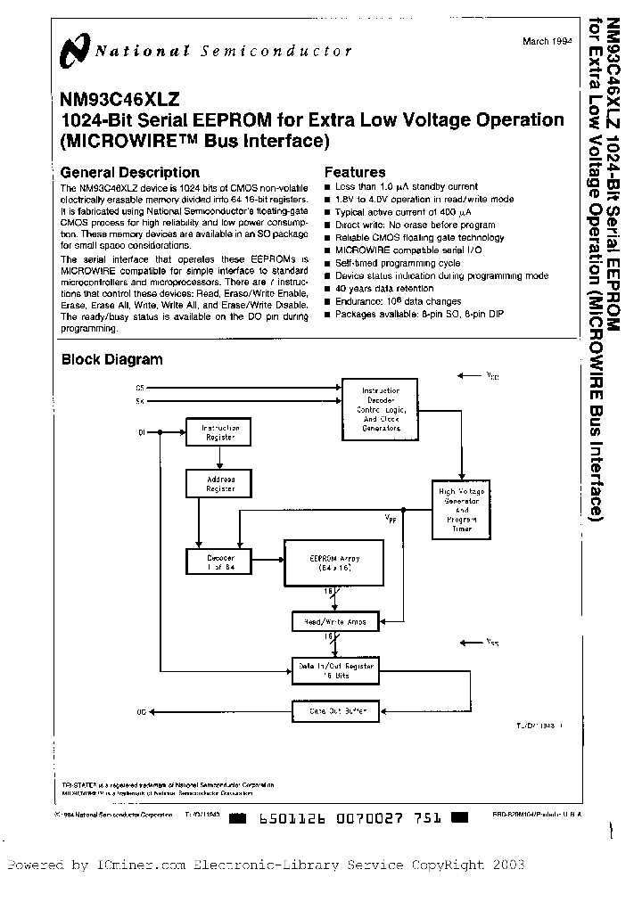 NM93C46XLZM8_7953554.PDF Datasheet