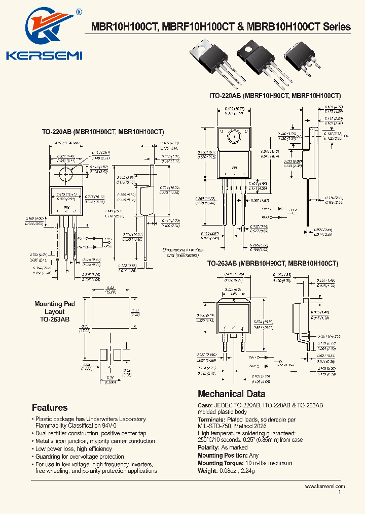 MBRF10H1000CT_7953793.PDF Datasheet