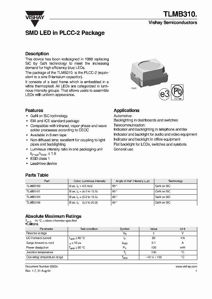 TLMB3106-GS08_7957313.PDF Datasheet