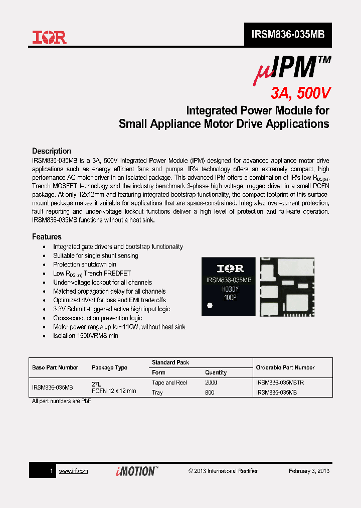 IRSM836-035MB_7957238.PDF Datasheet