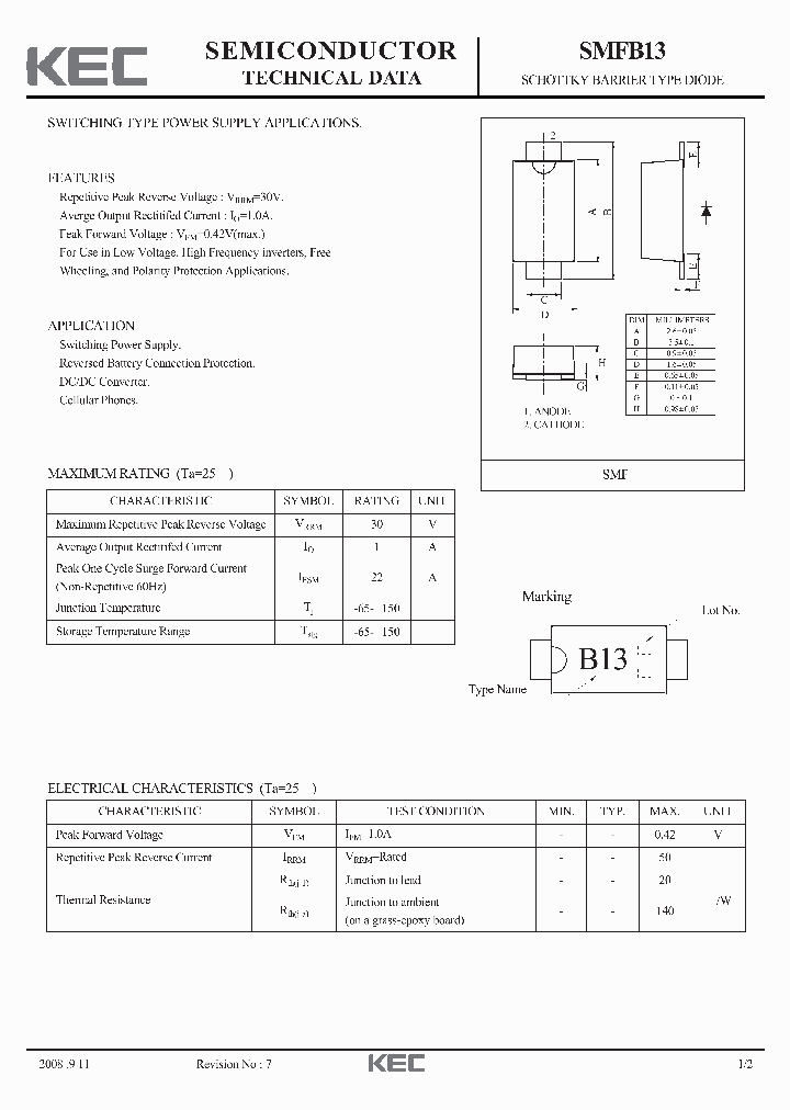 SMFB13_7958467.PDF Datasheet