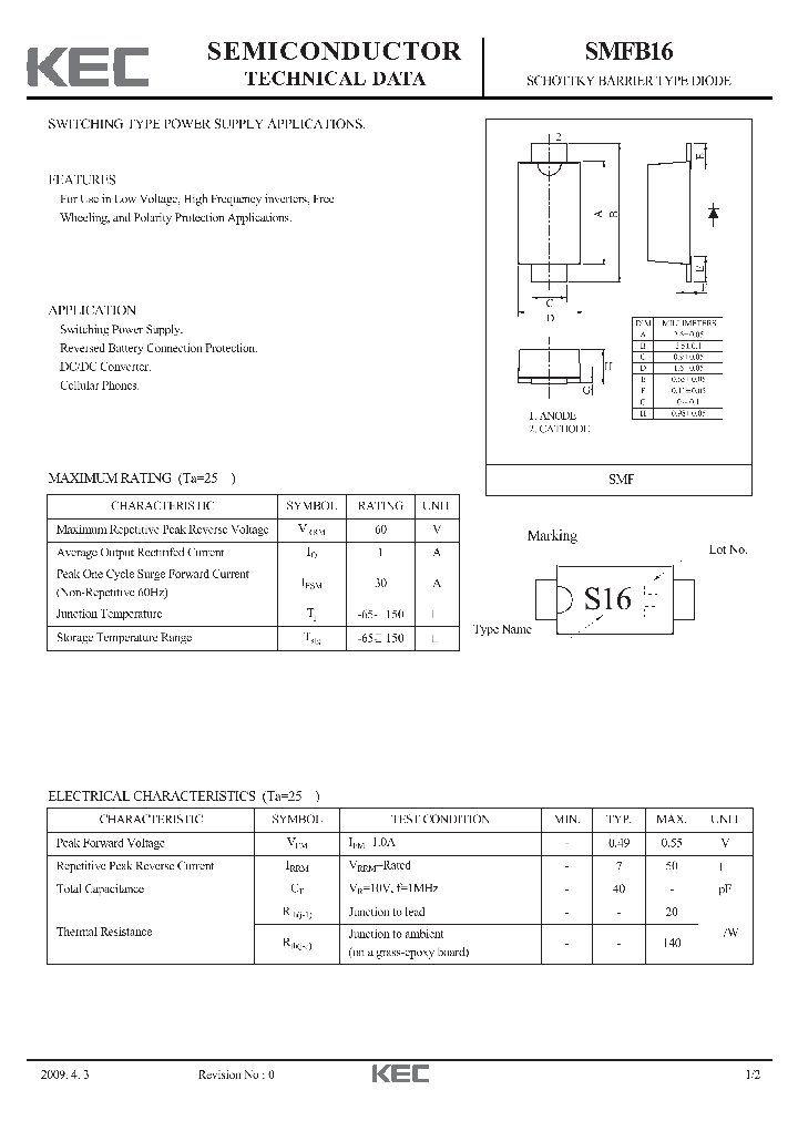 SMFB16_7958469.PDF Datasheet