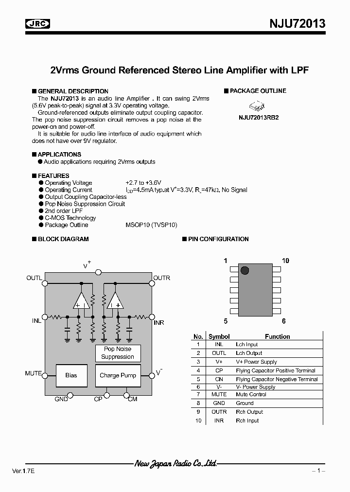 NJU72013_7960832.PDF Datasheet
