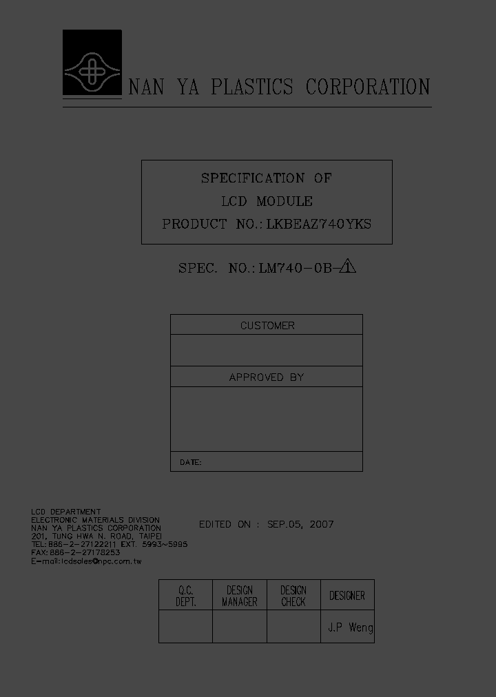 LKBEAZ740YKS_7792404.PDF Datasheet