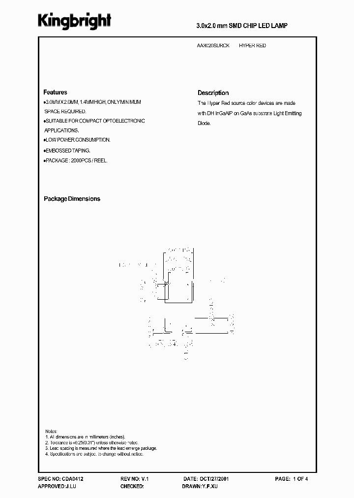 AA3020SURCK_7962171.PDF Datasheet