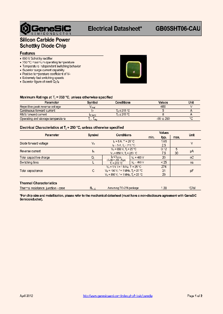 GB05SHT06-CAU_7962942.PDF Datasheet