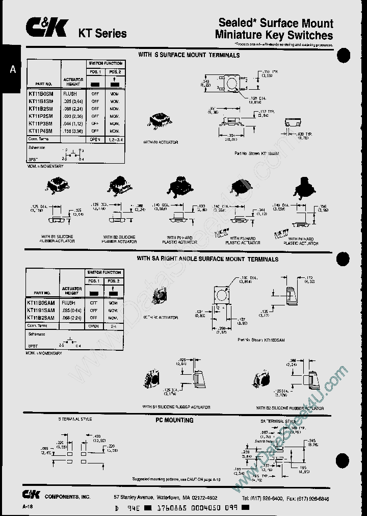 KT11B1SM_7790431.PDF Datasheet