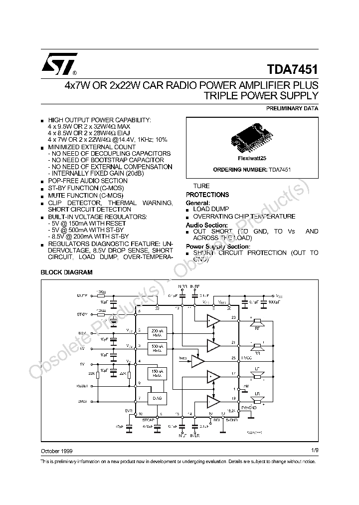 TDA7451_7963874.PDF Datasheet