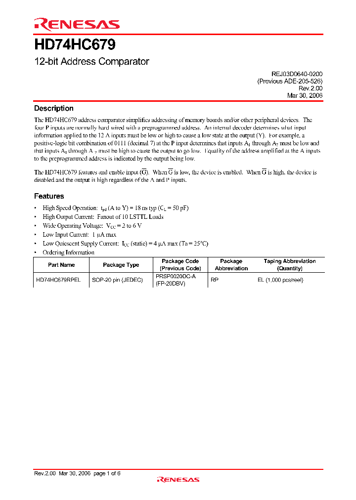 HD74HC679_7964371.PDF Datasheet