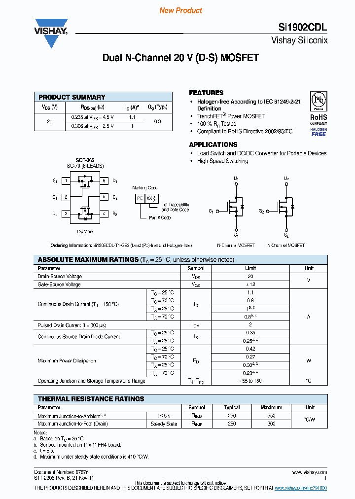 SI1902CDL-T1-GE3_7964579.PDF Datasheet