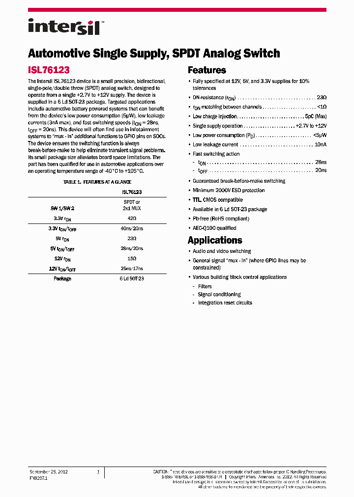 ISL76123_7967254.PDF Datasheet