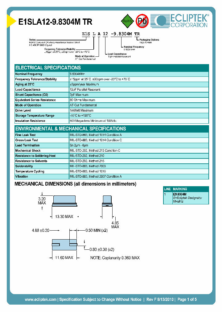E1SLA12-98304MTR_7968615.PDF Datasheet