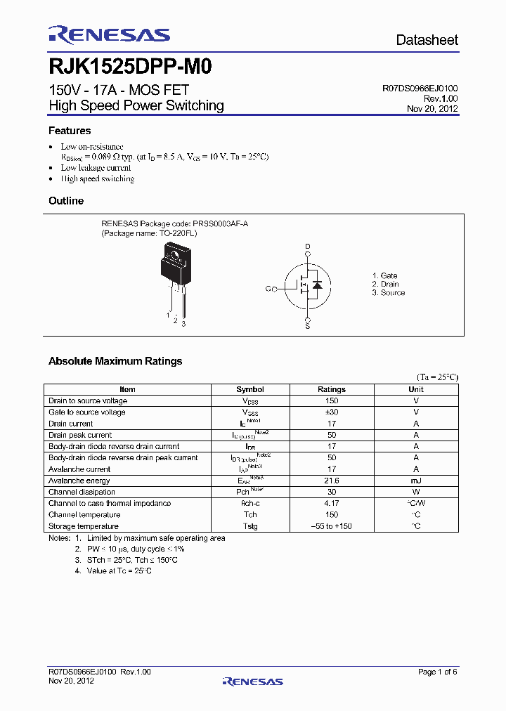 RJK1525DPP-M0_7969856.PDF Datasheet