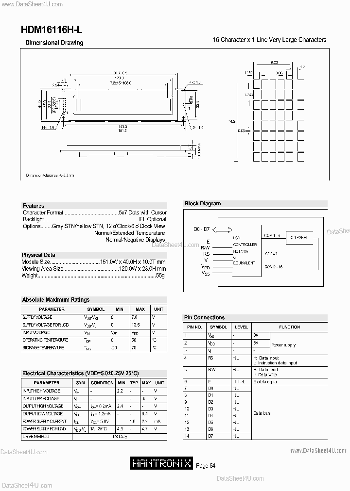 HDM16116H-L_7795564.PDF Datasheet
