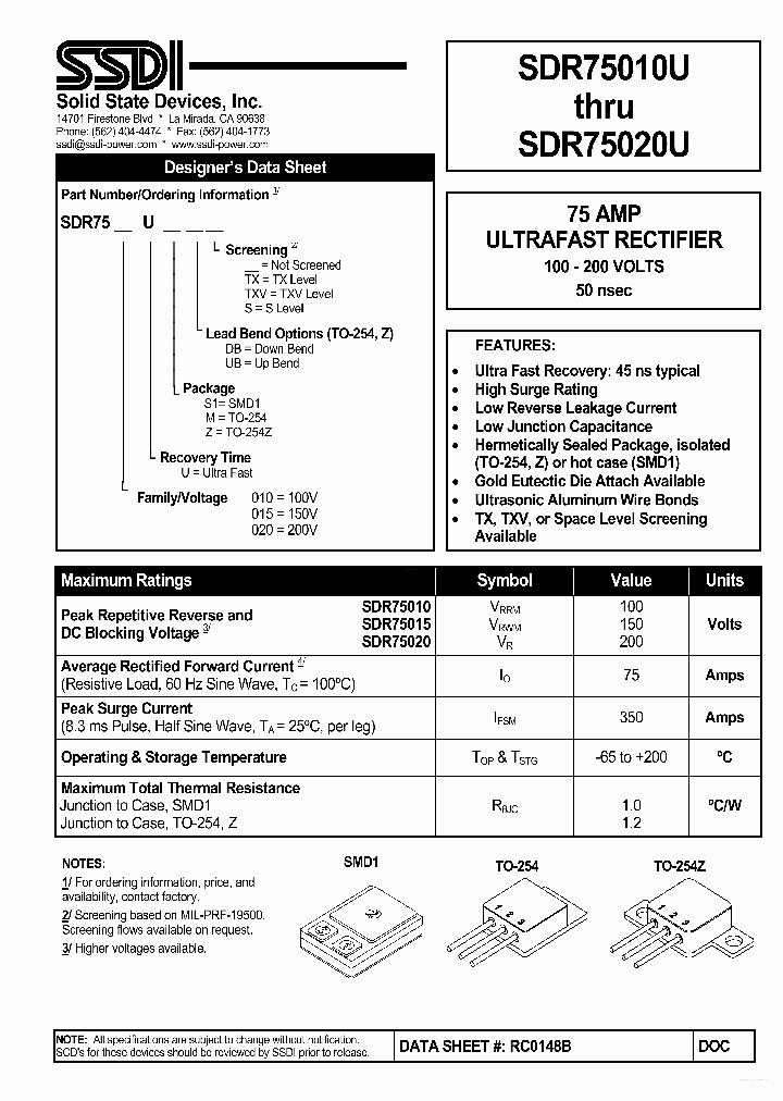 SDR75015U_7795744.PDF Datasheet