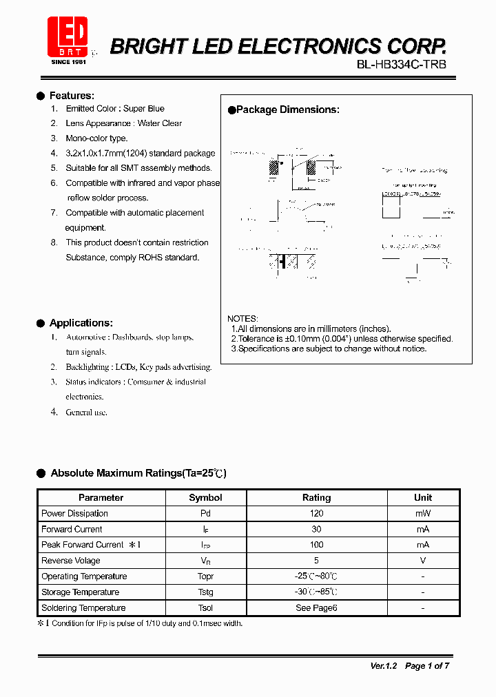 BL-HB334C-TRB_7974166.PDF Datasheet