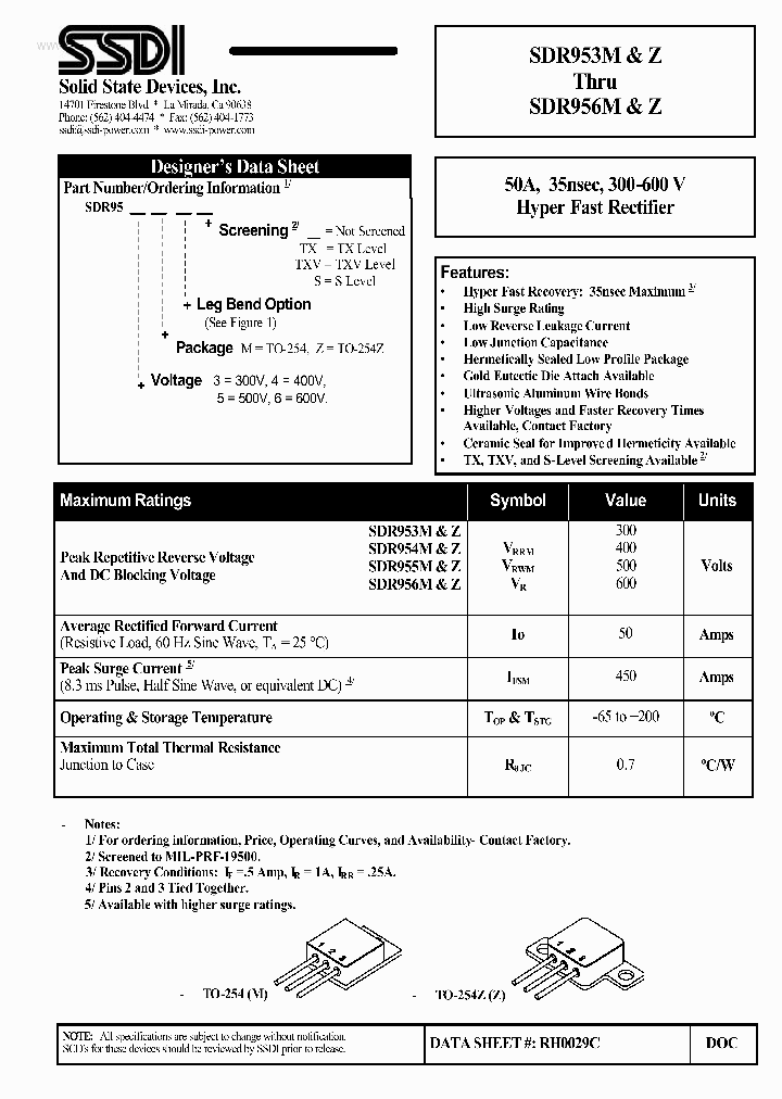 SDR953M_7798333.PDF Datasheet