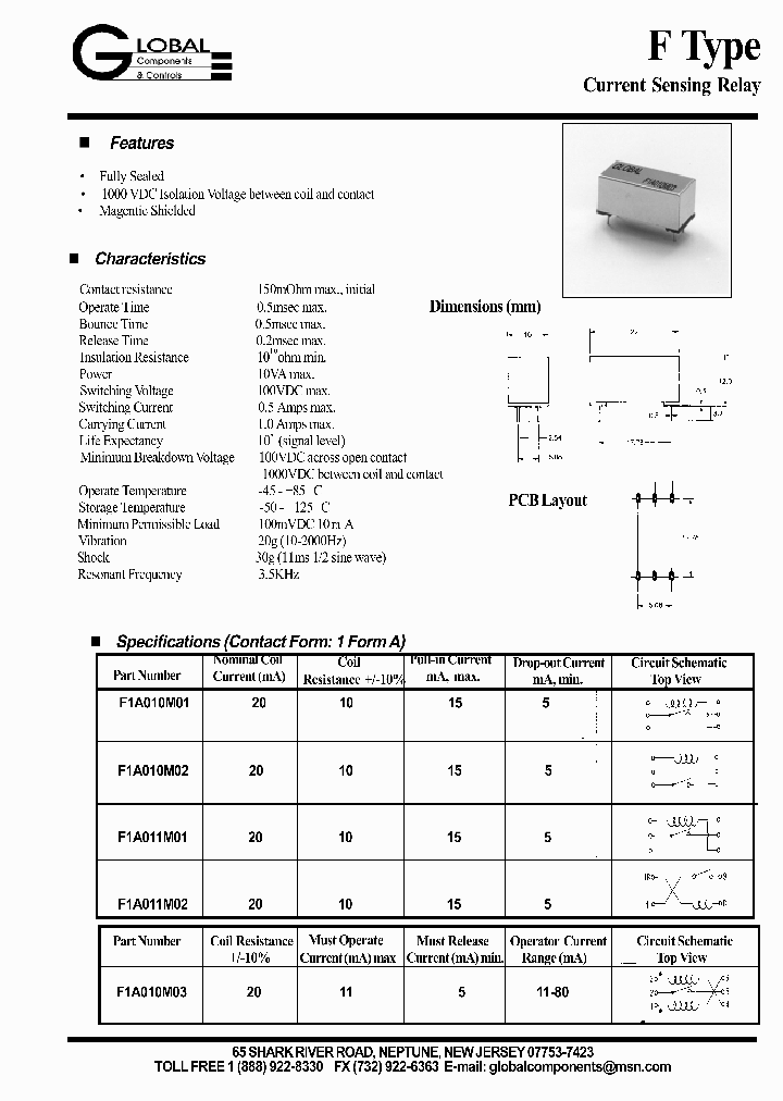 F1A011M01_7980364.PDF Datasheet