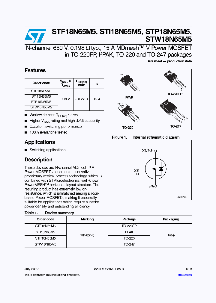 STP18N65M5_7803075.PDF Datasheet