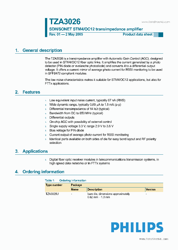 TZA3026_7803717.PDF Datasheet